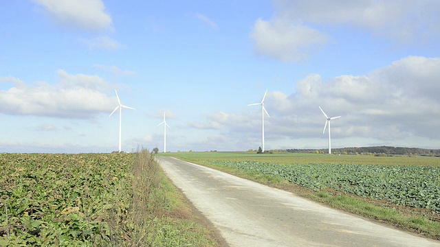 风能，涡轮机，Energiewende, Windenergie视频素材