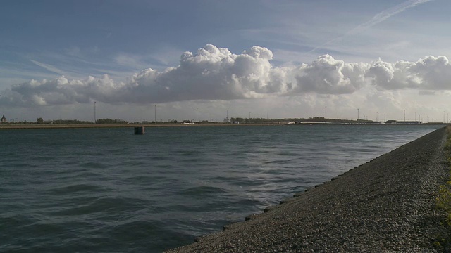 MS Dock canal / zeebruge, Flandres，比利时视频素材