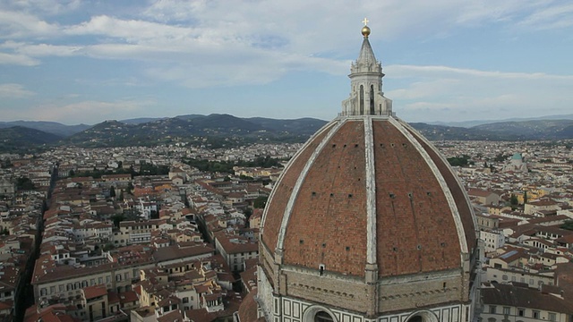 WS HA Santa Maria Del Fiore Dome with Cityscape /佛罗伦萨，意大利视频素材