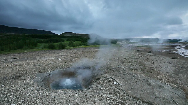 温泉沸水视频素材