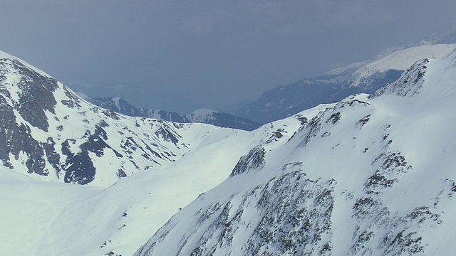 雪山/瑞士WS鸟瞰图视频素材