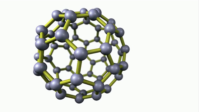 巴克敏斯特富勒烯视频素材