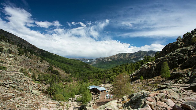 时光流逝:山景视频素材