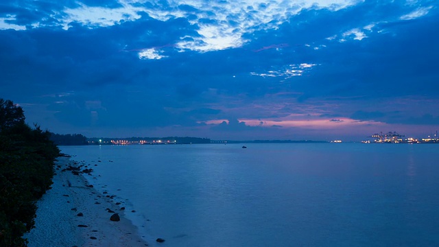 海上日落视频素材