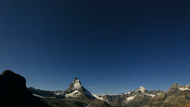 Matterhorn的延时拍摄视频素材