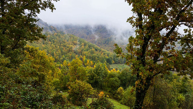 延时摄影 Ambroz Valley, 卡塞雷斯, 西班牙视频素材