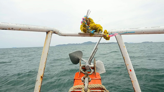 海上的小船视频素材