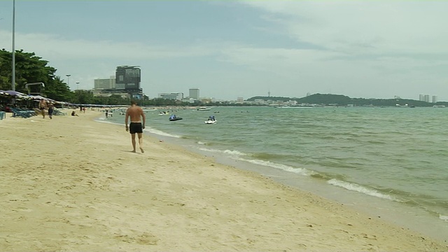 泰国芭堤雅春武里海滩视频素材