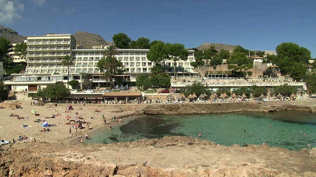 Cala San Vicent / Mallorca，巴利阿里群岛，西班牙视频素材