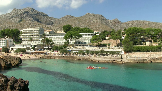 Cala San Vicent / Mallorca，巴利阿里群岛，西班牙视频素材