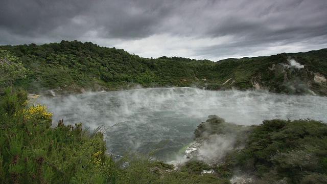 地热湖视频素材