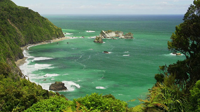 新西兰海岸线视频素材