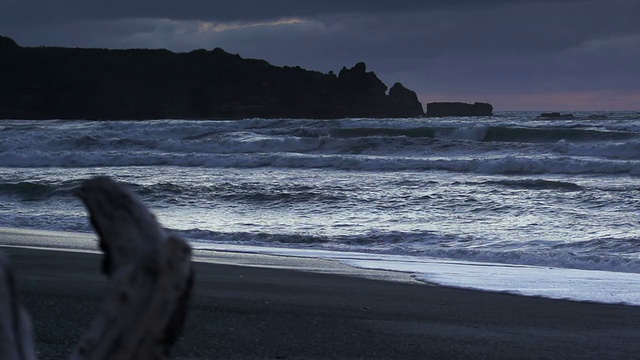 慢镜头:海岸视频素材