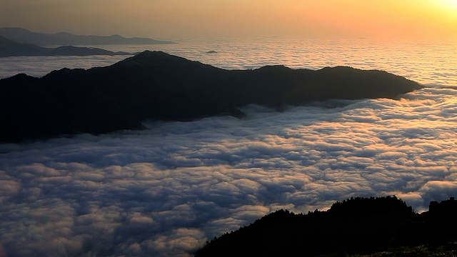 Huser高原**时间流逝** rize，土耳其视频素材