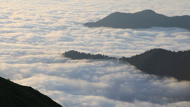 Huser高原**时间流逝** rize，土耳其视频素材