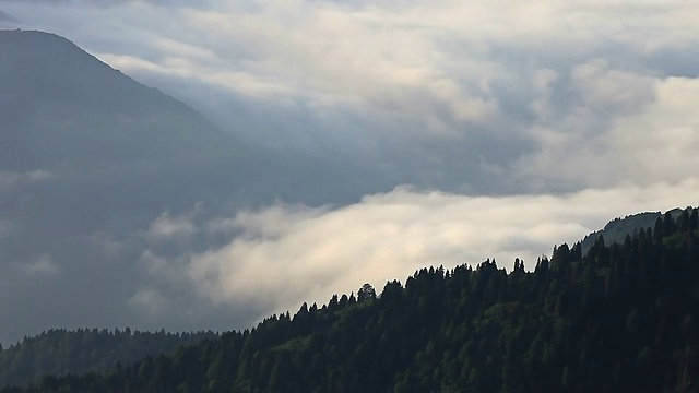 高清：萨尔高原 ** 延时拍摄 **，土耳其里泽视频素材