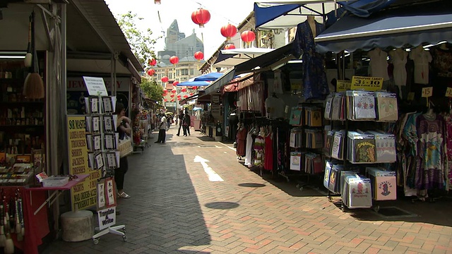 新加坡潘小姐街街市视频素材