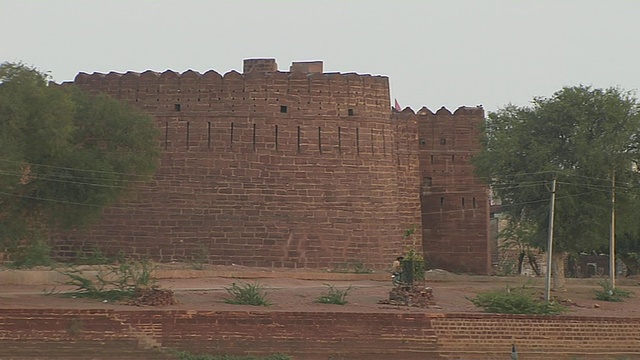 印度拉贾斯坦邦Jaisalmer堡视频素材