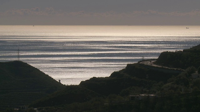 海景/玛贝拉，安达卢西亚，西班牙视频素材