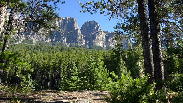 落基山脉徒步旅行视频素材