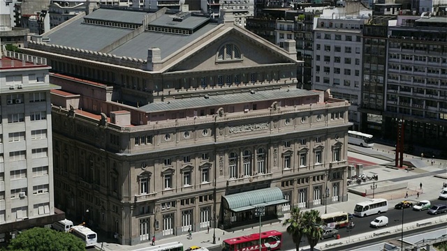 LS, HA Teatro Colon /布宜诺斯艾利斯，阿根廷视频素材