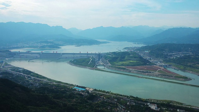 三峡大坝视频素材