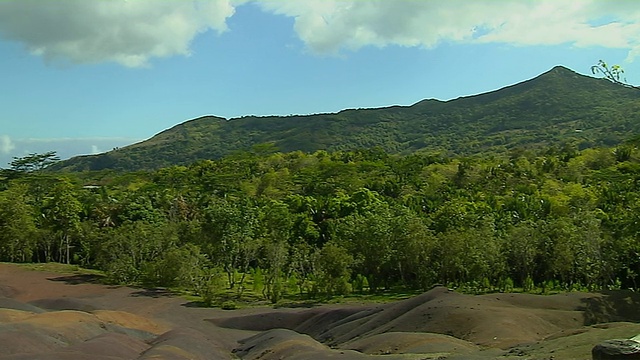 潘左击七色大地大湾毛里求斯视频素材