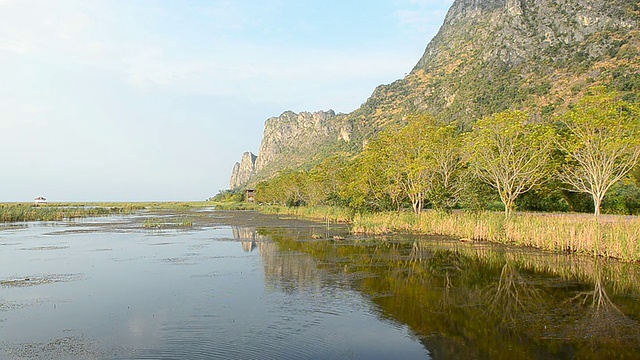 美丽的山湖视频素材