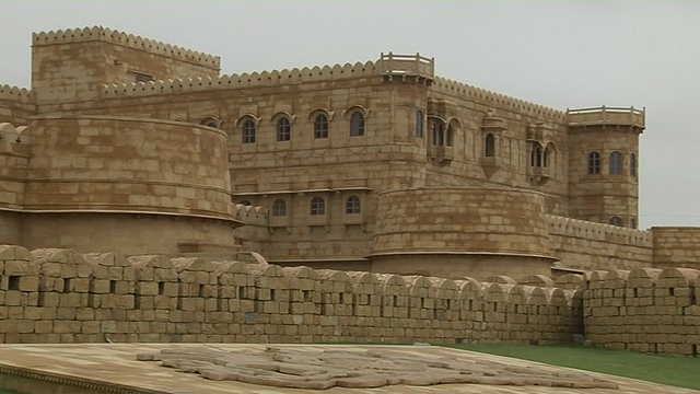 印度拉贾斯坦邦的Suryagarhpalace Jaisalmer视频素材