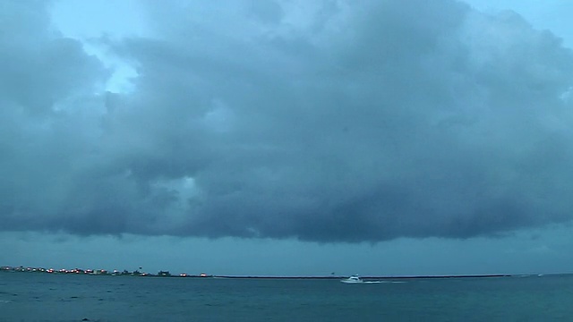 时间流逝拍摄海滩男性马尔代夫视频素材