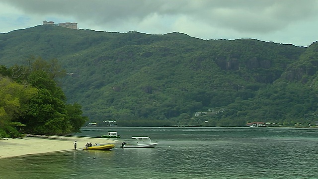 塞舌尔维多利亚马埃岛塞夫海滩视频素材