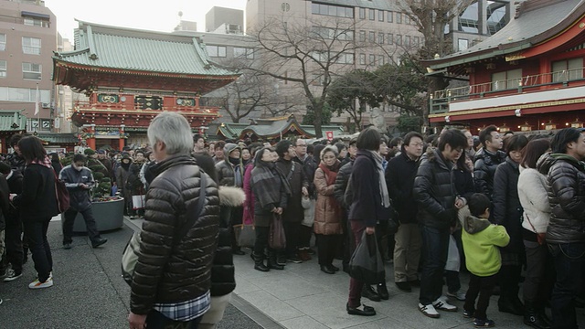 神田明真神社的八公模视频素材