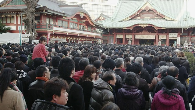 神田明真神社的八公模视频素材