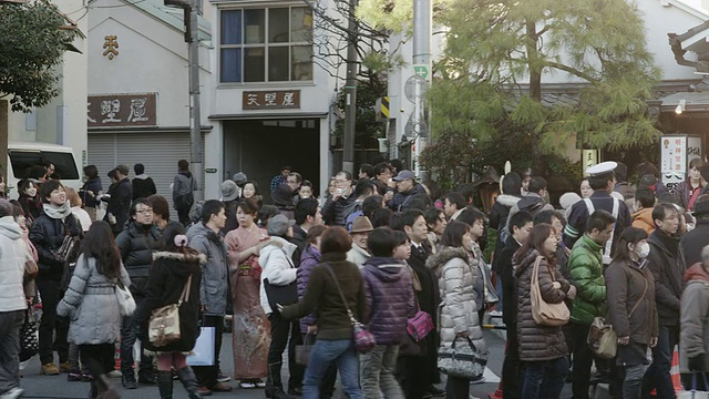 神田明真神社的八公模视频素材