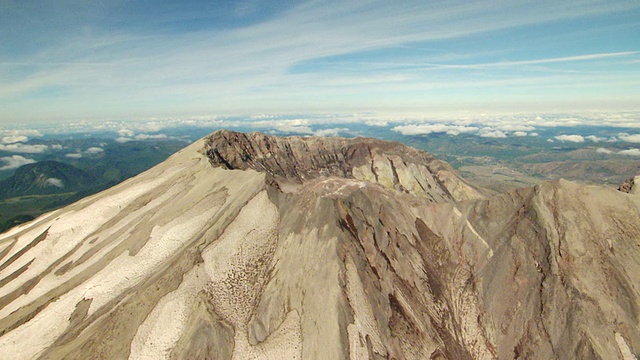 美国华盛顿圣海伦斯火山口视频素材