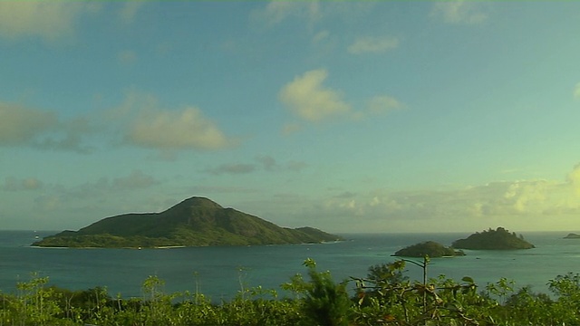 塞舌尔塞夫岛航空海右拍摄视频素材