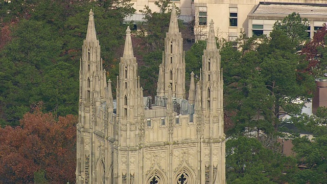 美国北卡罗来纳州杜克大学的MS航拍视频素材