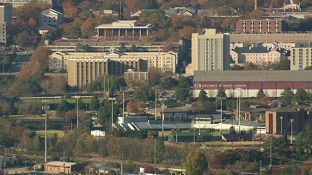 美国南卡罗莱纳大学WS航拍照片视频素材