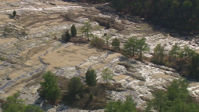 美国乔治亚州石山的MS AERIAL Water视频素材