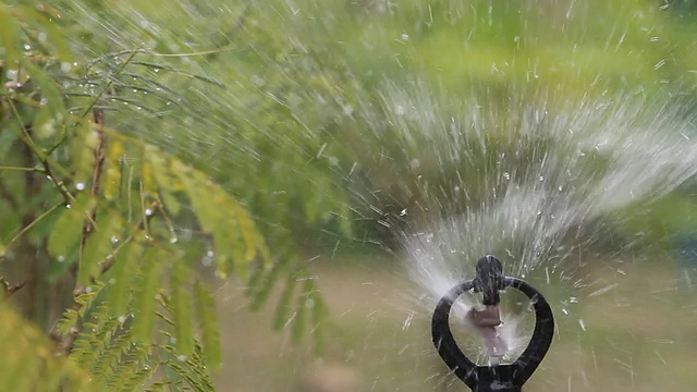 洒水车视频素材