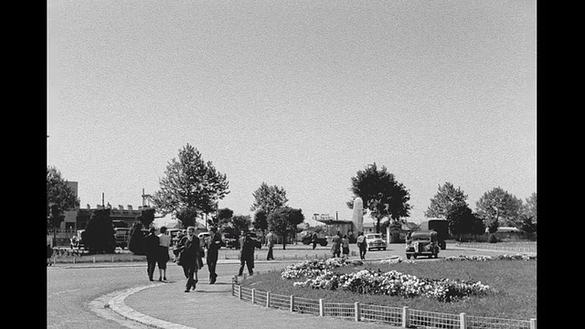 1946年的今天，奥利机场视频素材