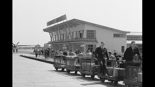 1946年的今天，奥利机场视频素材