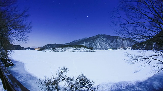 WS T/L雪山/ Goesan，忠清北道，韩国视频素材