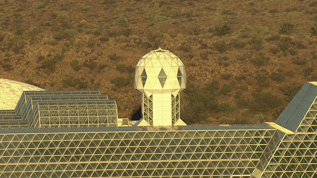 MS空中生物圈II建筑/亚利桑那州图森，美国视频素材