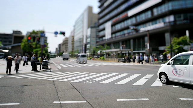 WS T/L城市人群/日本京都视频素材