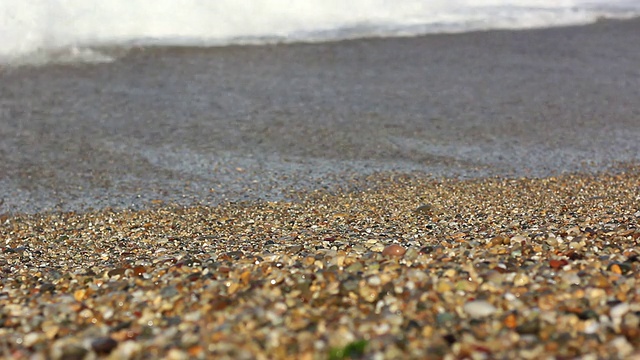 海浪拍打海岸视频素材