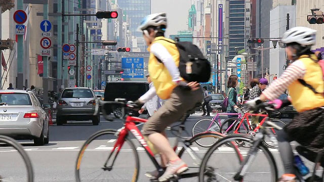 WS拍摄于繁忙的街道/日本东京视频素材