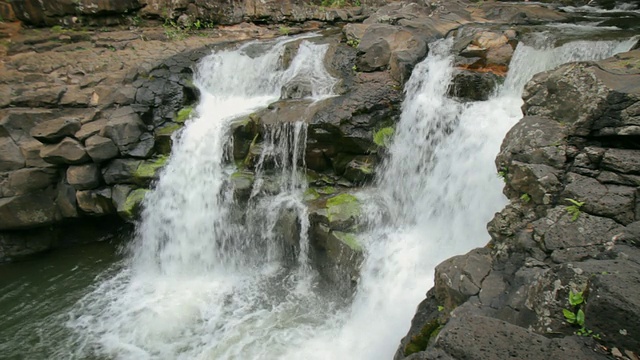 美国夏威夷考艾岛Hoopii Falls / Kapaa拍摄的MS TD视频素材