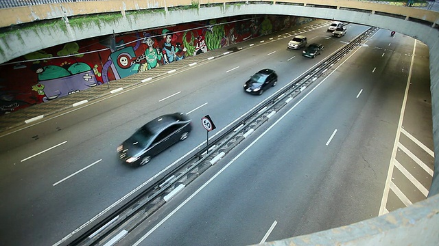 那是巴西的Avenida paulista / Sao Paulo视频素材