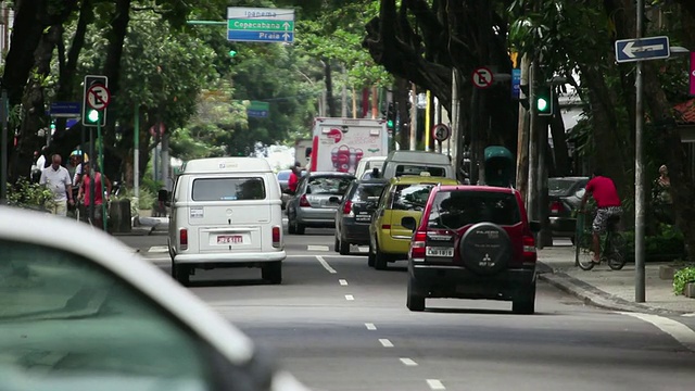 MS R/F Streets os Leblon neighborhood /里约热内卢de Janeiro，巴西视频素材